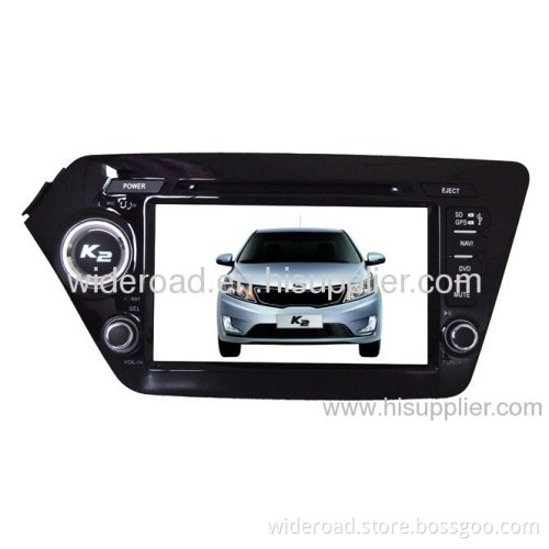 Kia K2 New Rio Car Dvd Player With Gps Ipod Rds Bluetooth Phonebook Best Price